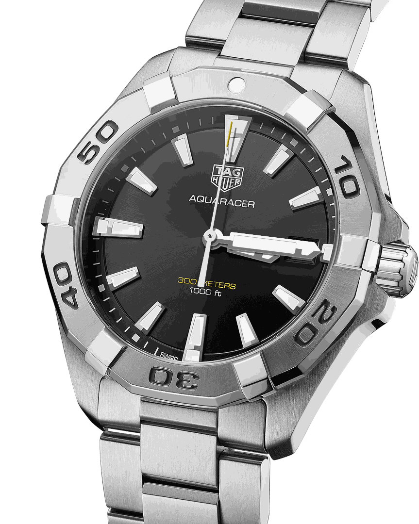 TAG Heuer WBD1110.BA0928 Aquaracer Quartz 41mm Mens Watch - Luxverse