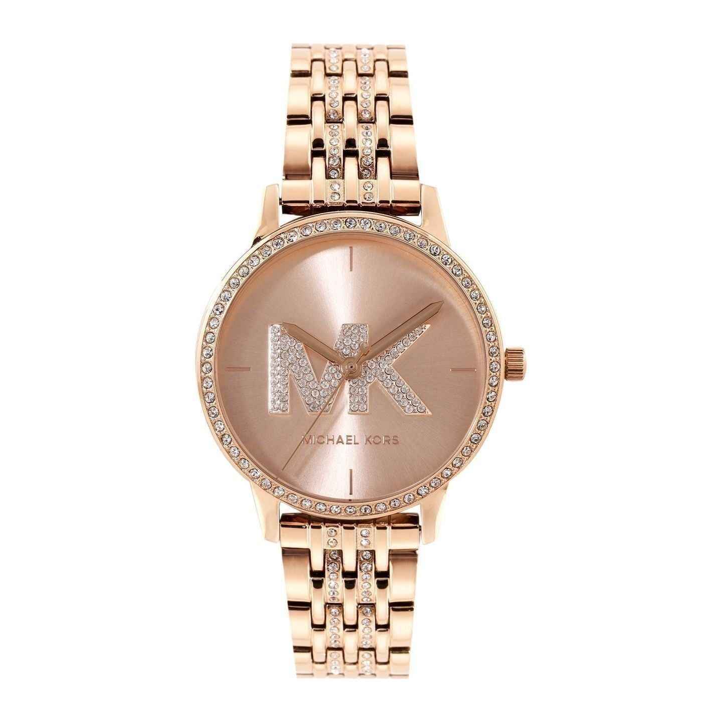 Michael Kors Melissa MK4372 Women's Rose Gold Dial Rose Gold Stainless Steel Watch