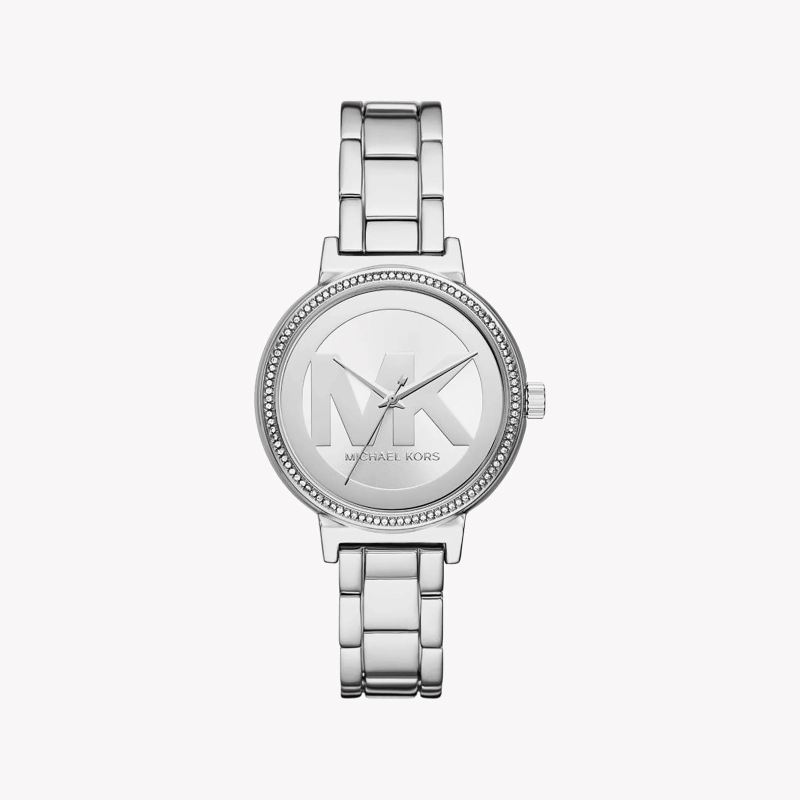 Michael Kors MKO1053 women's silver stainless steel watch