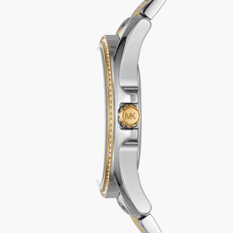 Michael Kors MK6931 Women's Two-Tone White Dial Watch