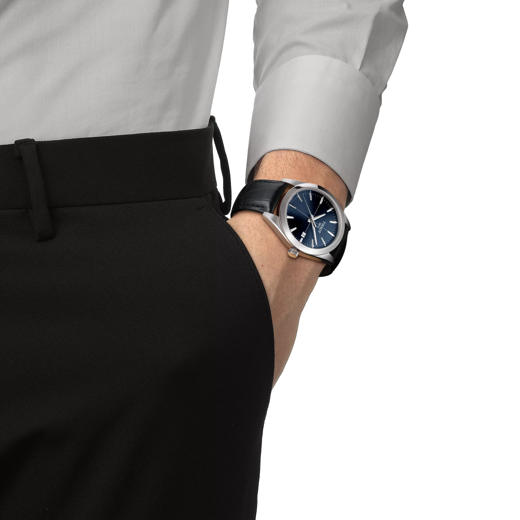 Tissot Gentleman T127.410.16.041.01 Quartz Men’s Watch - Luxverse