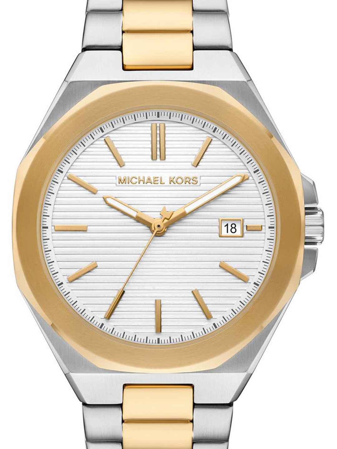 Michael Kors MKO1181 Women's Two Tone Stainless Steel Watch 41mm
