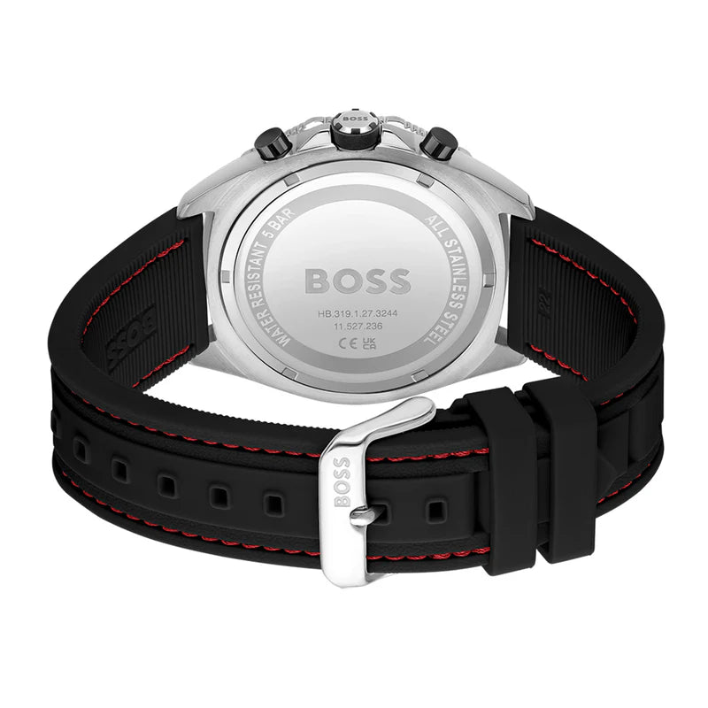 Hugo Boss Black Silicon Quartz HB1513969 – Men’s Wristwatch - Luxverse