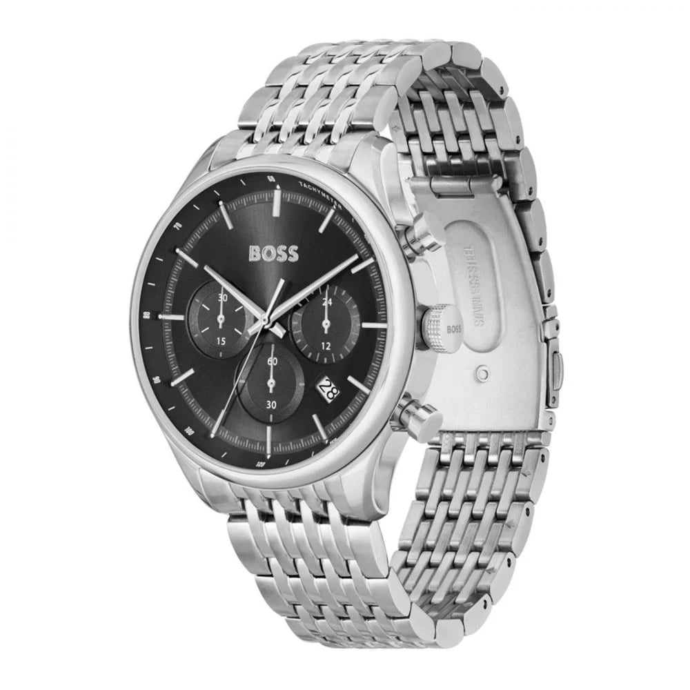 Hugo Boss HB1514082 Silver Steel Chronograph – Men’s Watch - Luxverse