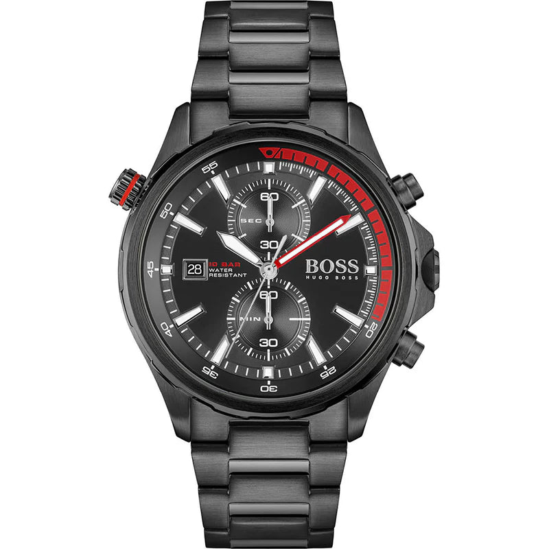 Hugo Boss HB1513825 Globetrotter Chronograph Watch – Men’s Watch - Luxverse