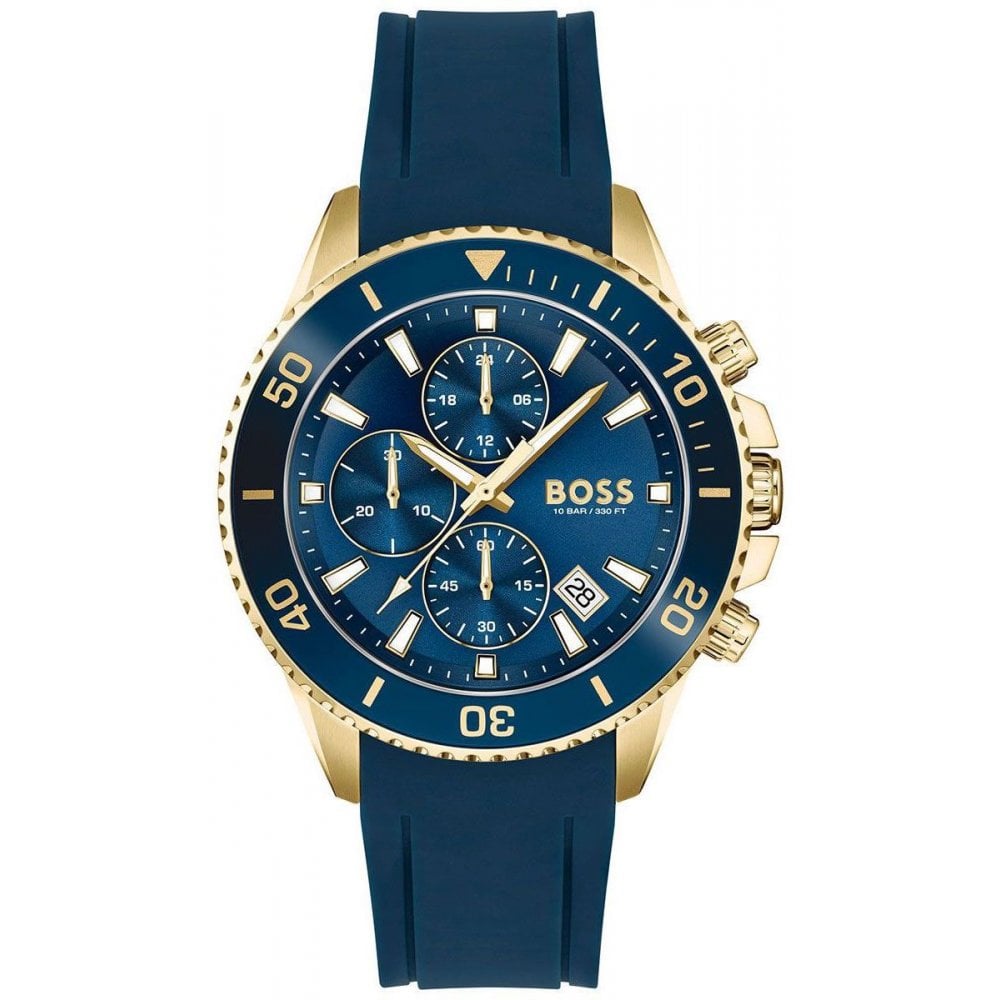 Hugo Boss Stainless Steel Quartz HB 1513965 Gold PVD – Men’s Watch - Luxverse