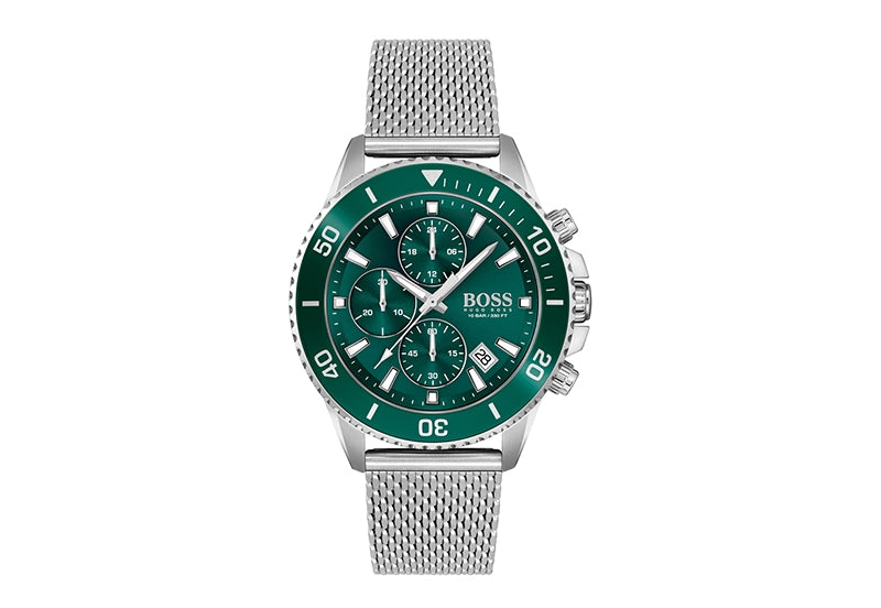 Hugo Boss HB1513905 Silver Steel Watch Strap – Men’s Watch - Luxverse