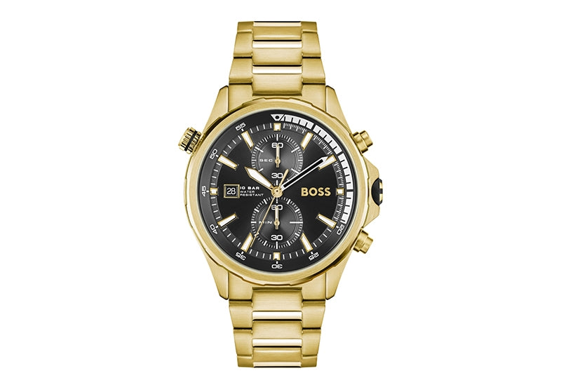 Hugo Boss Gold Stainless Steel Strap HB1513932 – Men’s Watch - Luxverse