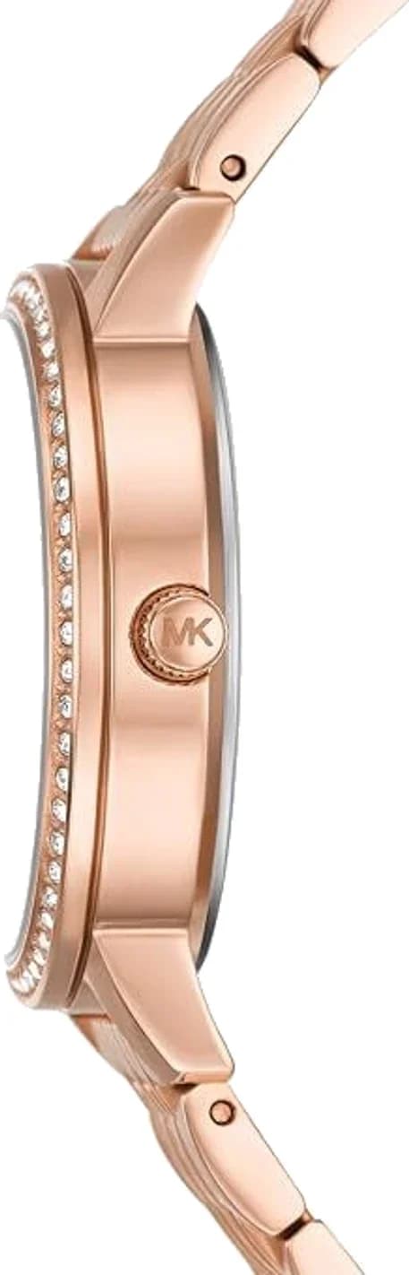 Michael Kors MKO1081 rose gold chronograph bracelet watch