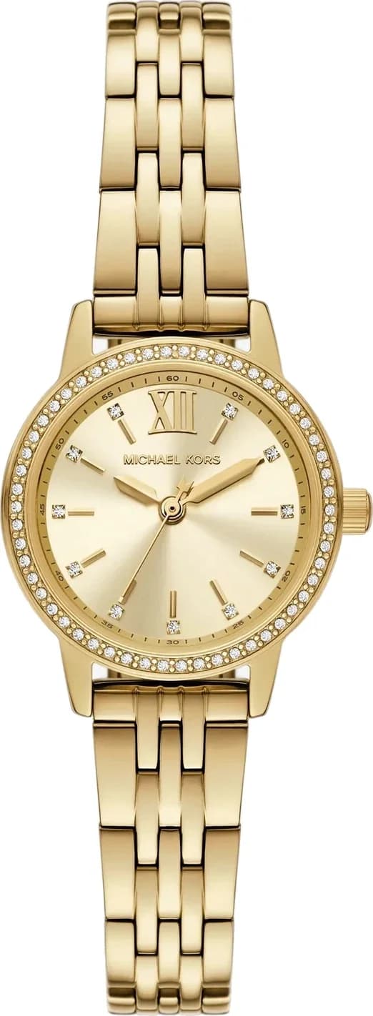 Michael Kors MKO1173 women's gold stainless steel mini watch
