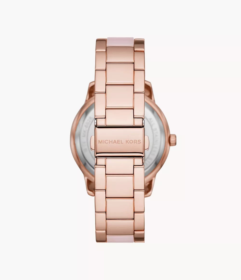 Back case of Michael Kors MK6928 quartz multifunction women's wristwatch