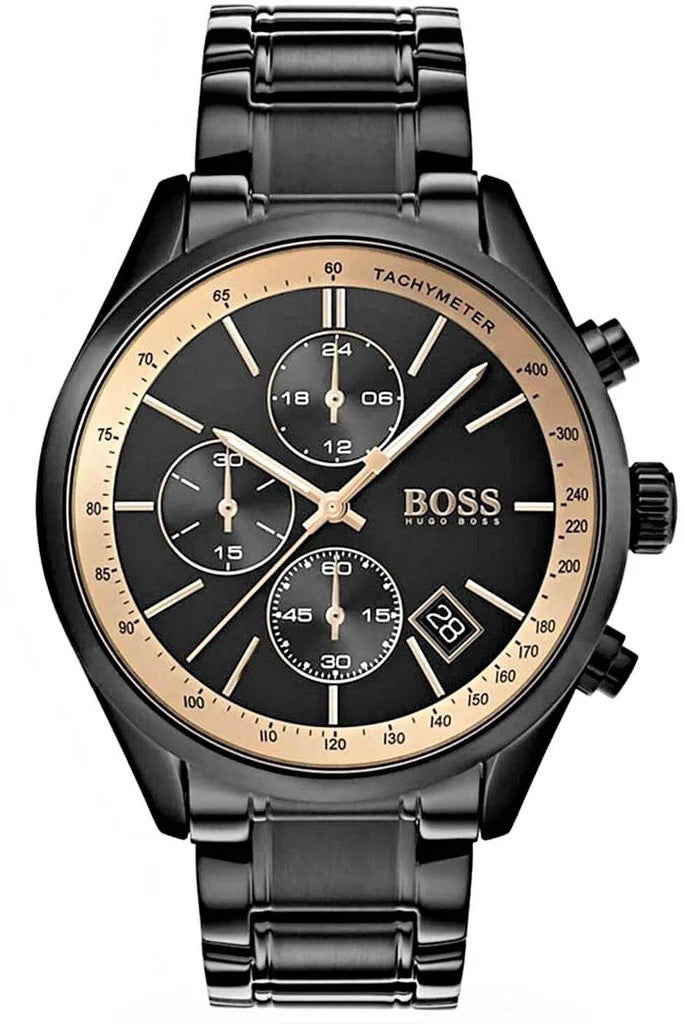 Hugo Boss Quartz HB1513578 Black Dial Chronograph – Men’s Watch - Luxverse