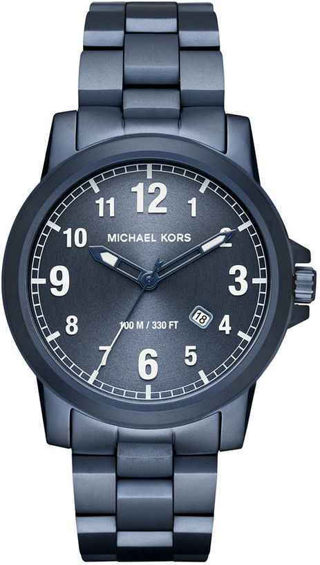 Michael Kors Paxton MK8533 Men's Blue Dial Blue Stainless Steel Watch