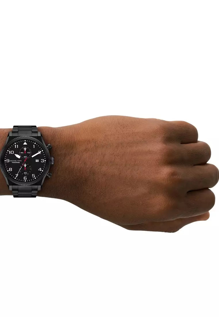 Michael Kors MK9198 black stainless steel luxury watch