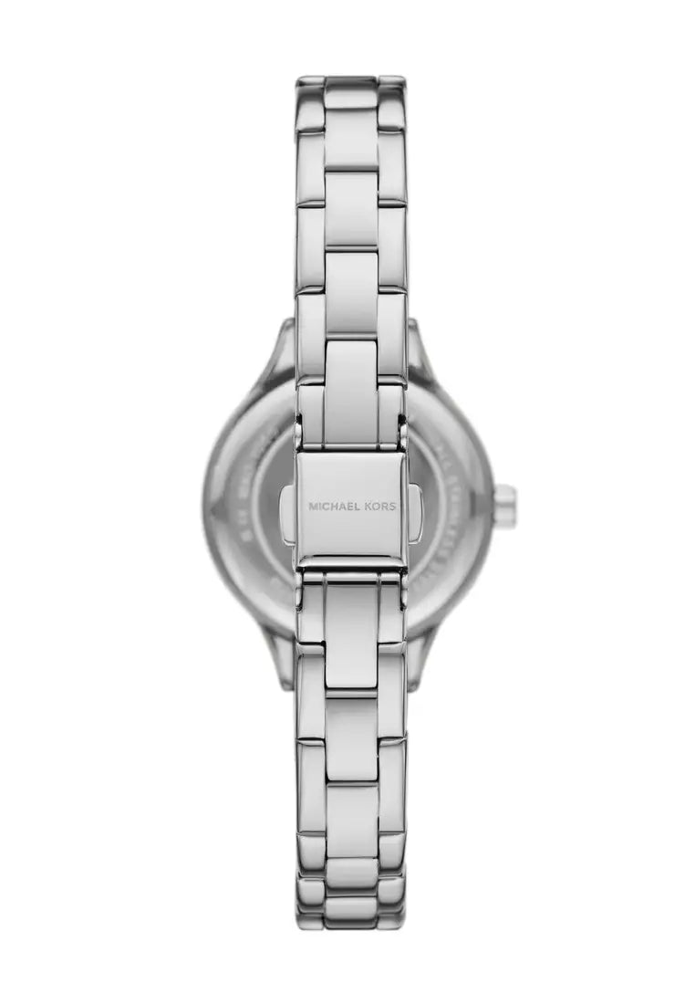 Michael Kors MKO1088 luxury women's silver wristwatch