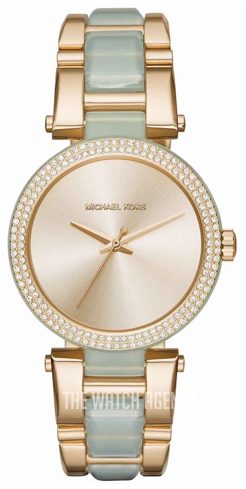 Michael Kors Delray MK4317 Women's Two-Tone Rose Gold Analog Watch