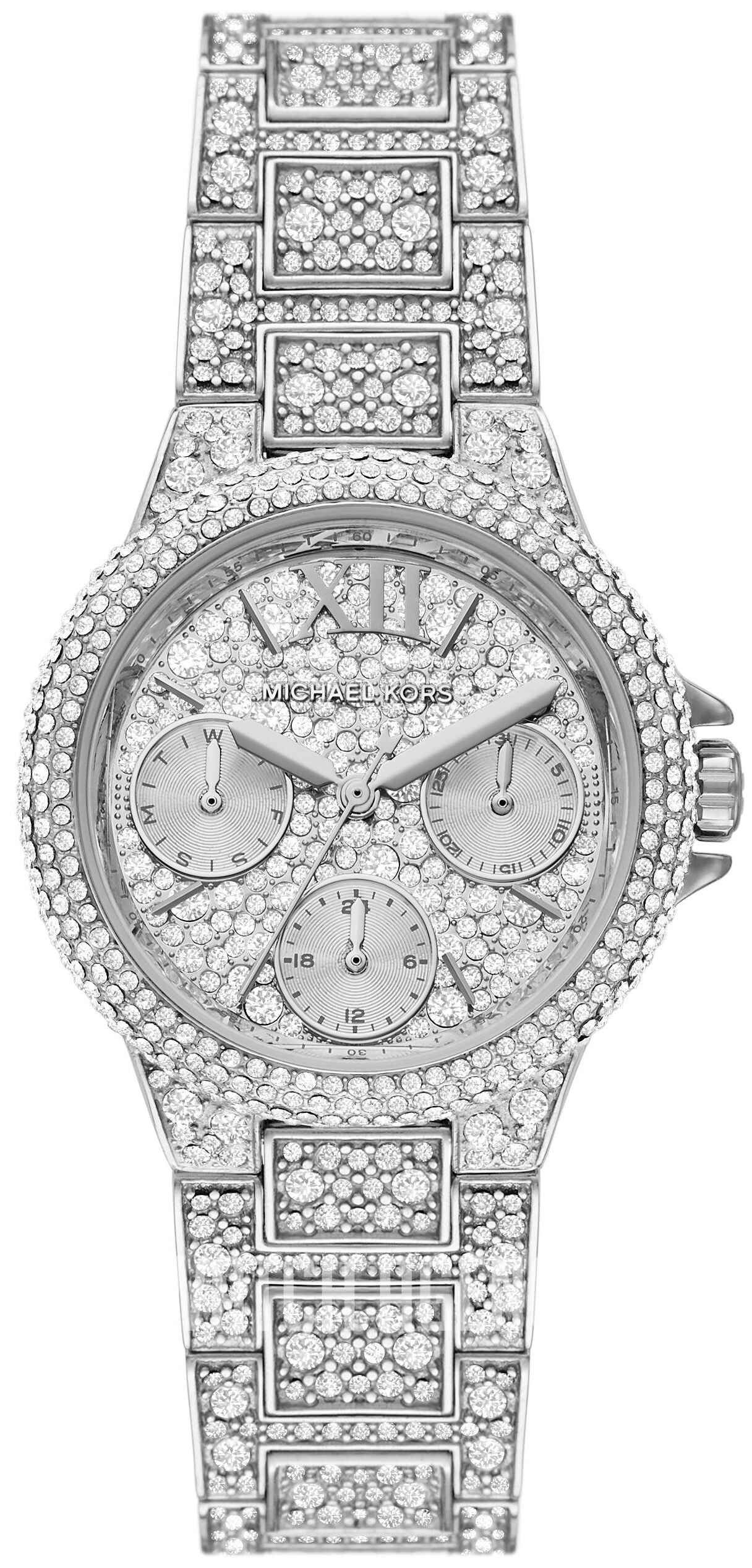 Michael Kors Camille MK6996 Women's Crystal Chronograph Stainless Steel Watch