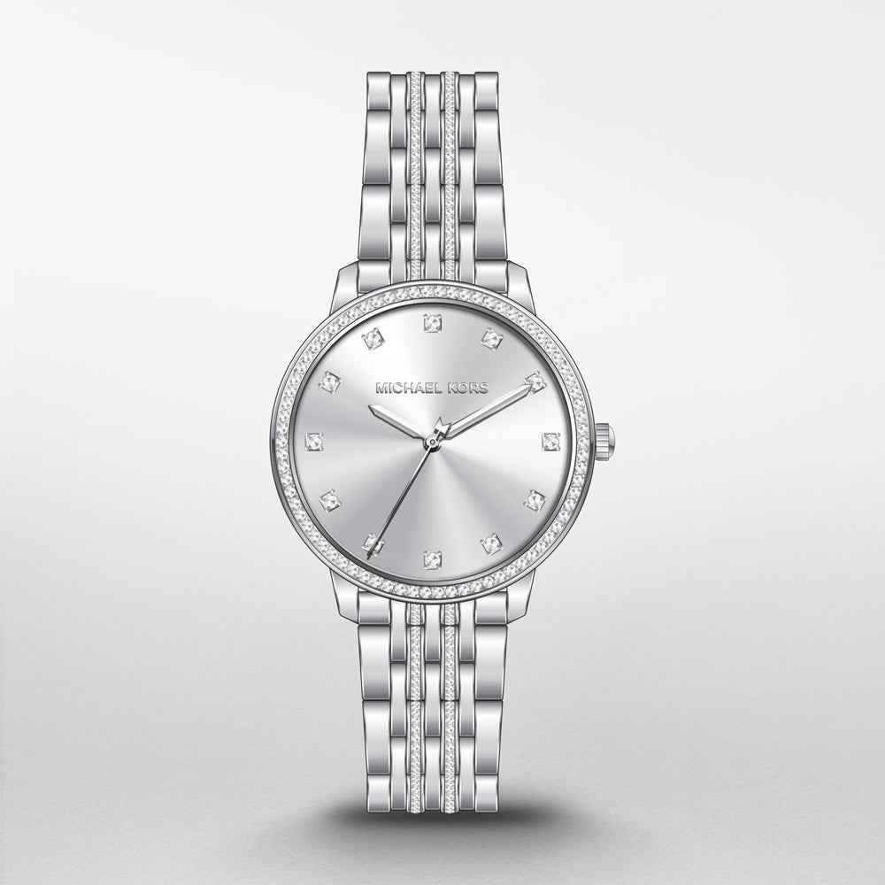 Michael Kors Melissa MK4367 Women's Silver Dial Silver Stainless Steel Watch