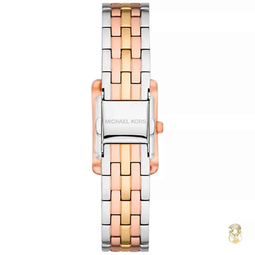 Michael Kors Monroe MKO1146 Women's Tri-Tone Stainless Steel Watch 20mm