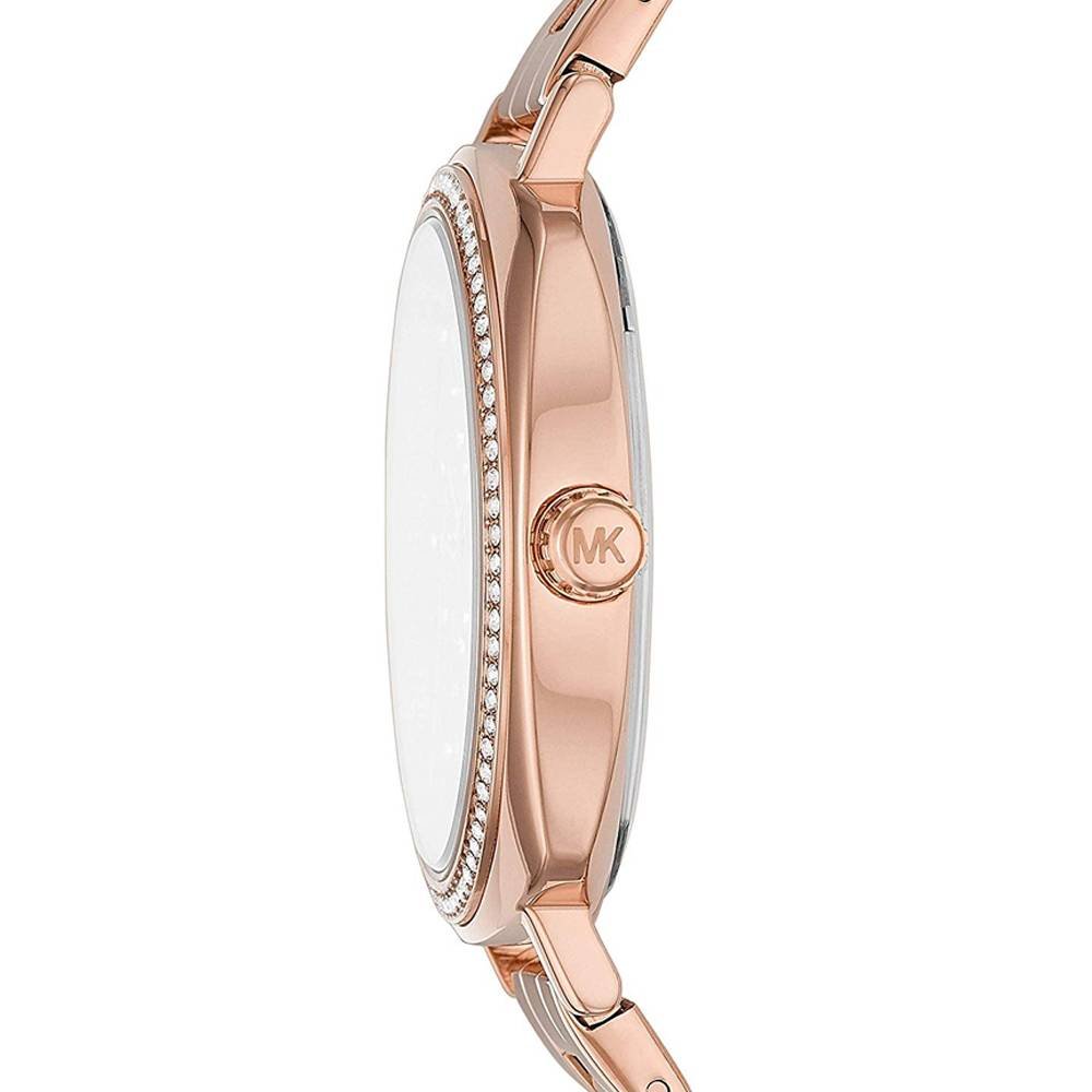 Side profile of Michael Kors Nia MK3990 women's watch
