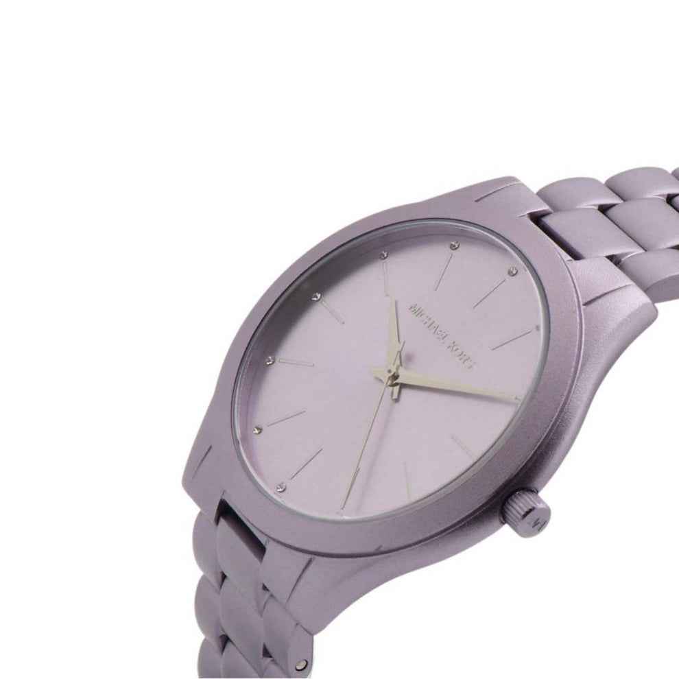 Michael Kors Slim Runway MK4540 Women's Purple Dial Purple Stainless Steel Watch