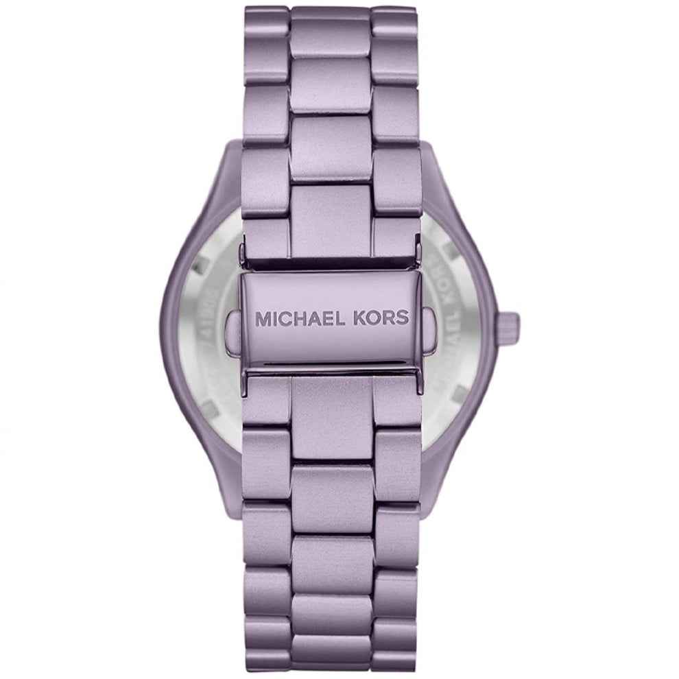 Michael Kors Slim Runway MK4540 Women's Purple Dial Purple Stainless Steel Watch