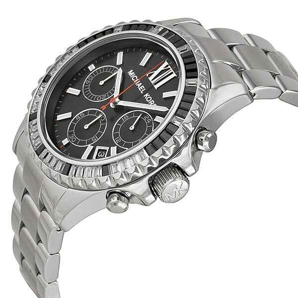 Michael Kors Everest MK5753 Women's Black Stainless Steel Chronograph Watch