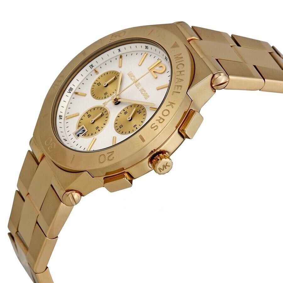 Michael Kors gold-tone chronograph bracelet watch