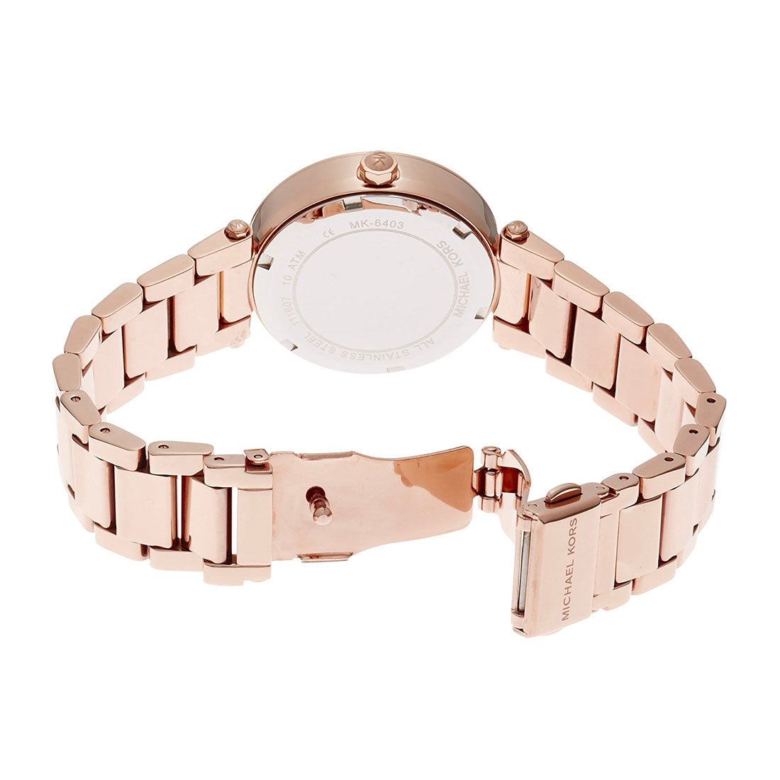 Back case of Michael Kors MK6403 quartz women's wristwatch