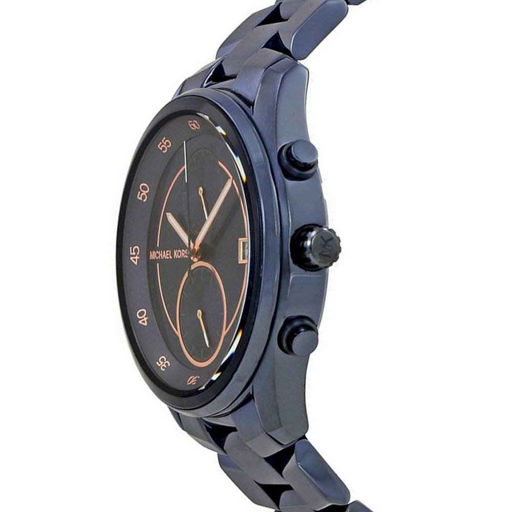 Michael Kors Men's Blue Stainless Steel Multifunction Watch