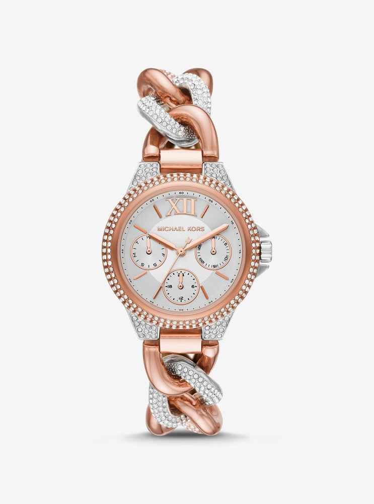 Michael Kors Camille MK6843 Women's Two-Tone Multifunction Crystal Watch