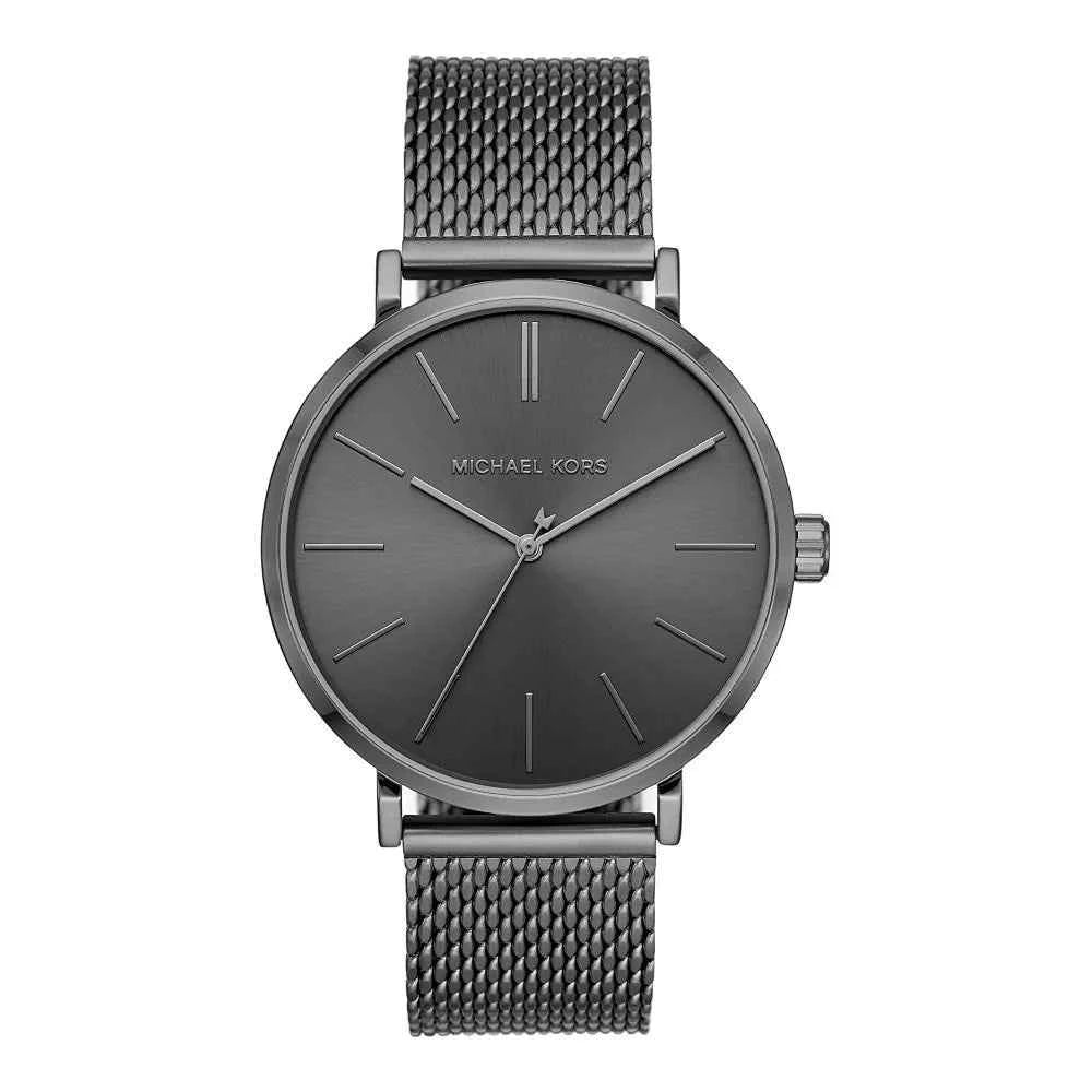 Michael Kors Auden MK7151 Men's Gunmetal Dial Mesh Strap Watch