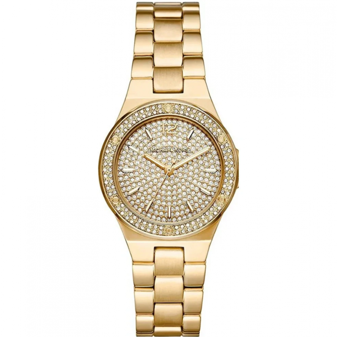 Michael Kors MK7289 Women's Gold Crystal Dial Gold Stainless Steel Watch