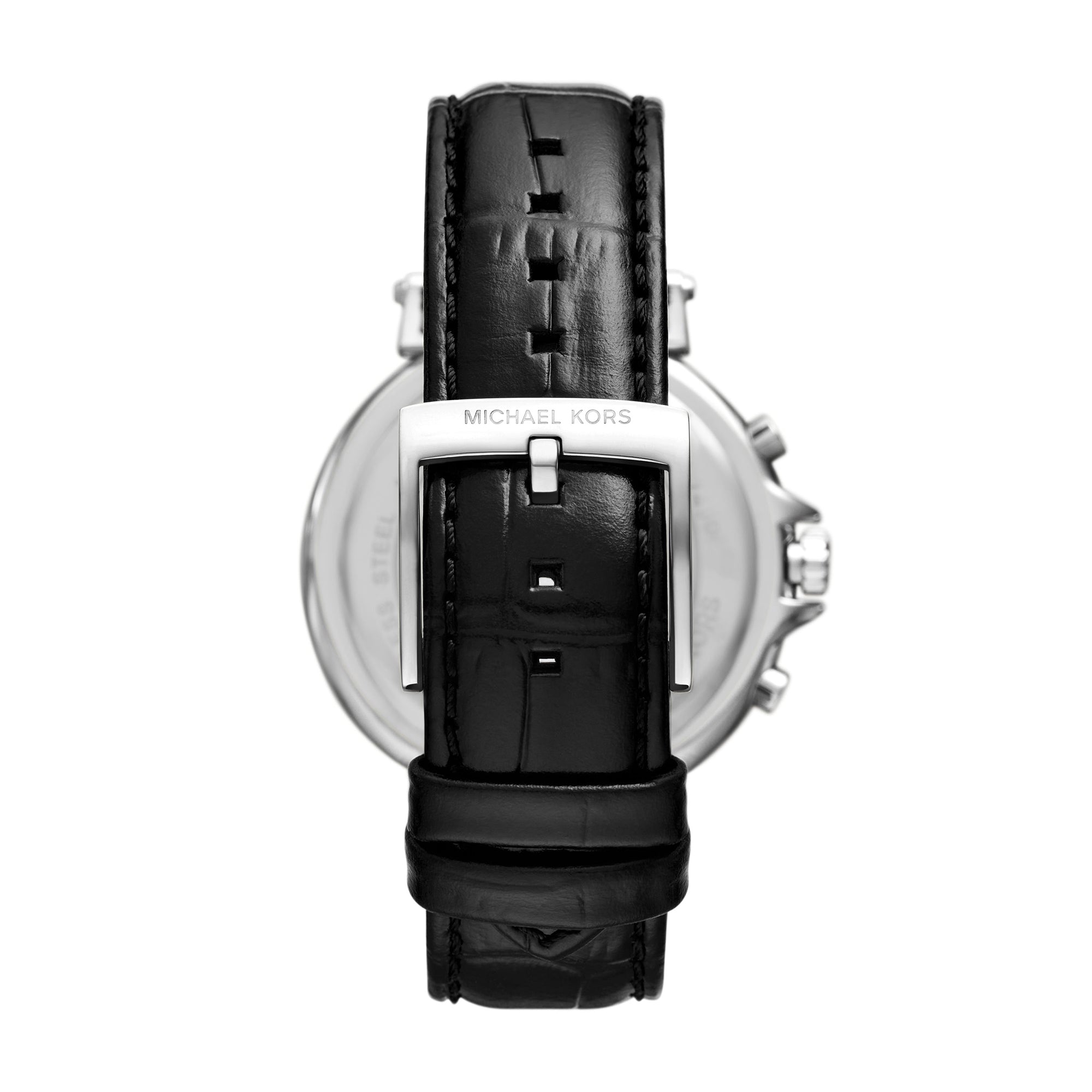 Michael Kors MK7499 embossed crocodile leather strap watch