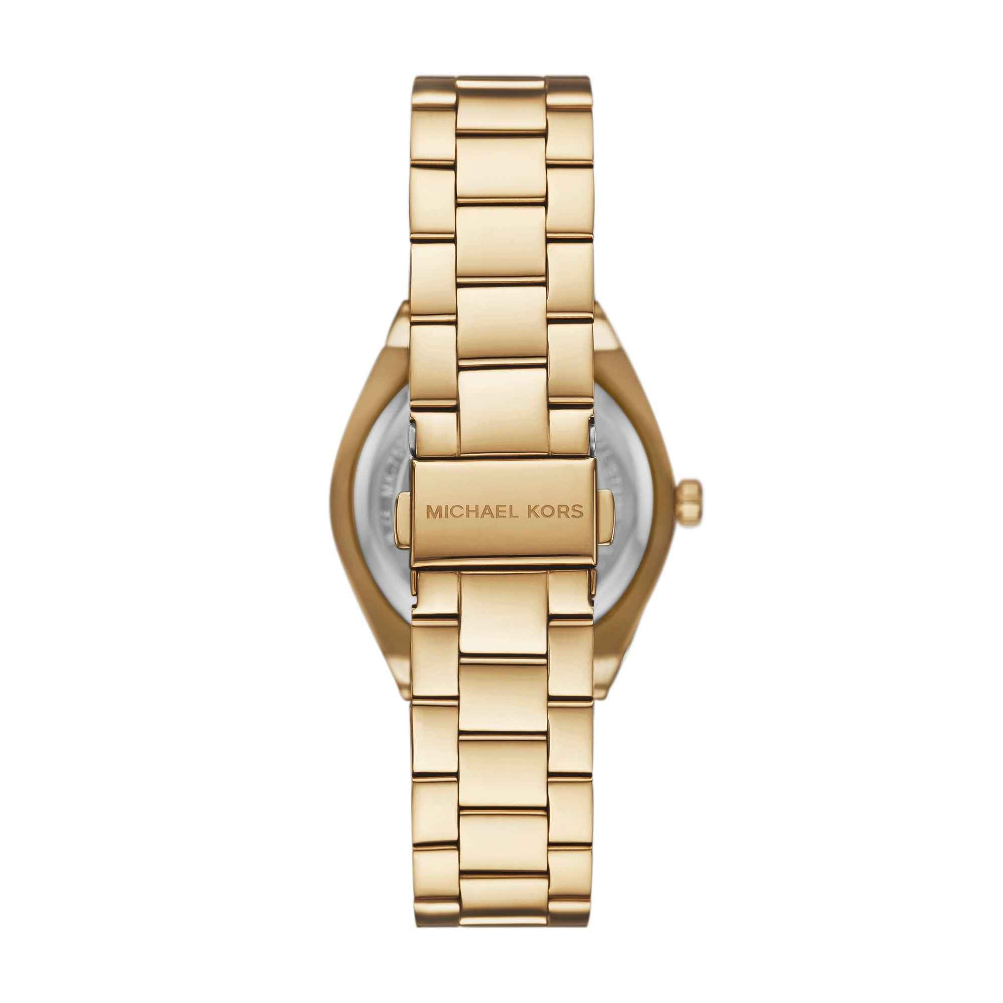 Michael Kors Lennox MK7500 Women's Gold Black Dial Watch