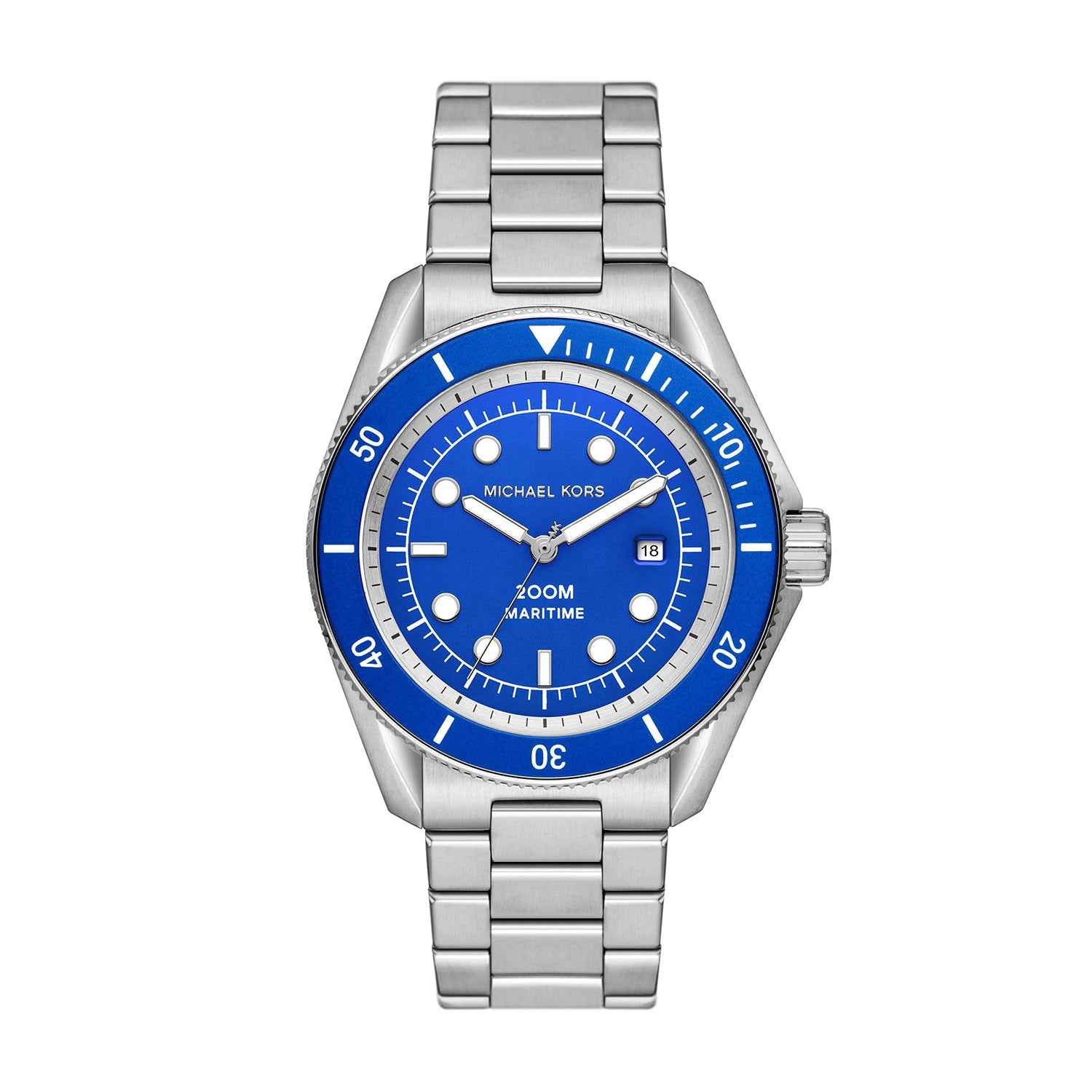 Michael Kors Maritime MK9160 Men's Blue Dial Silver Stainless Steel Watch