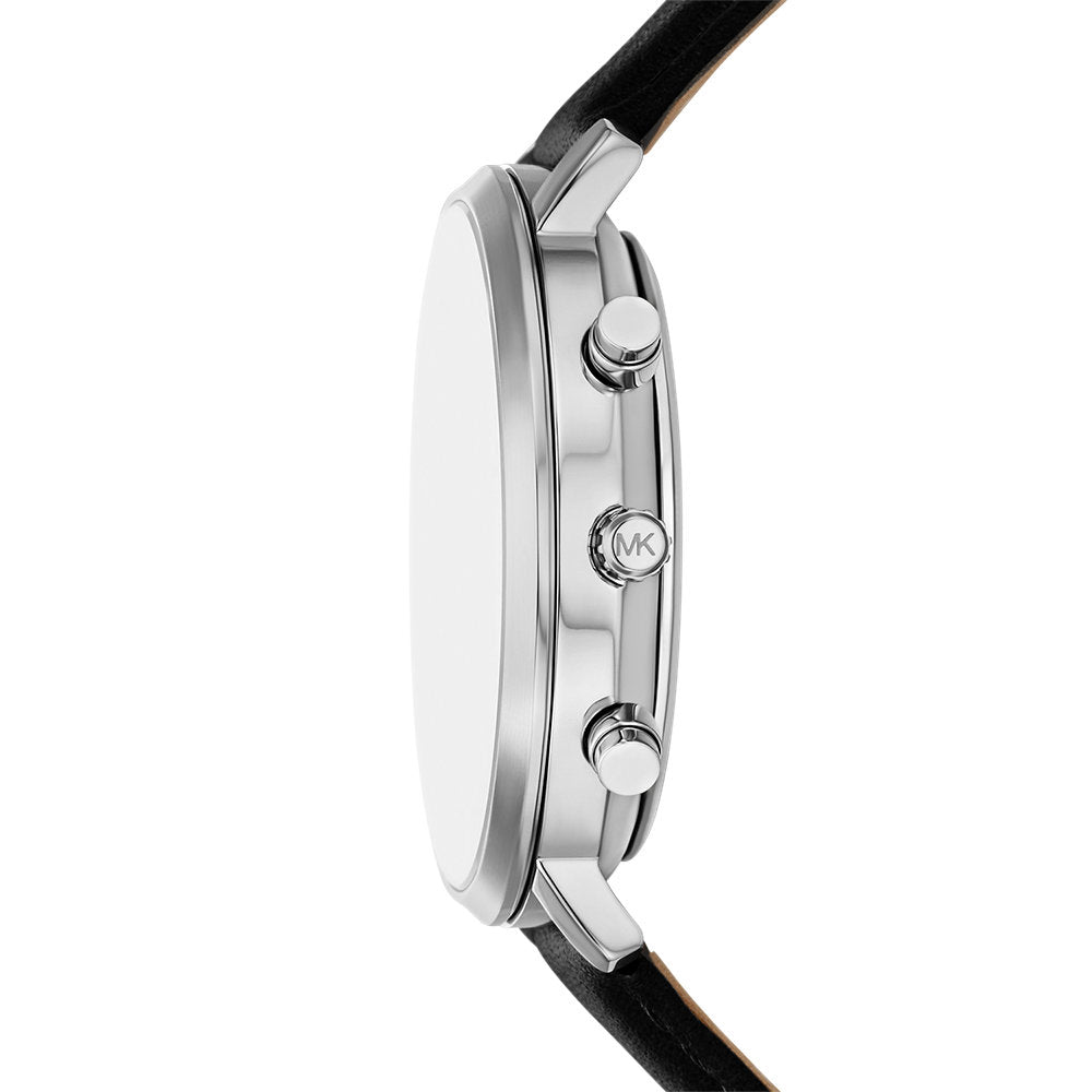 Michael Kors men's multifunction analog leather watch
