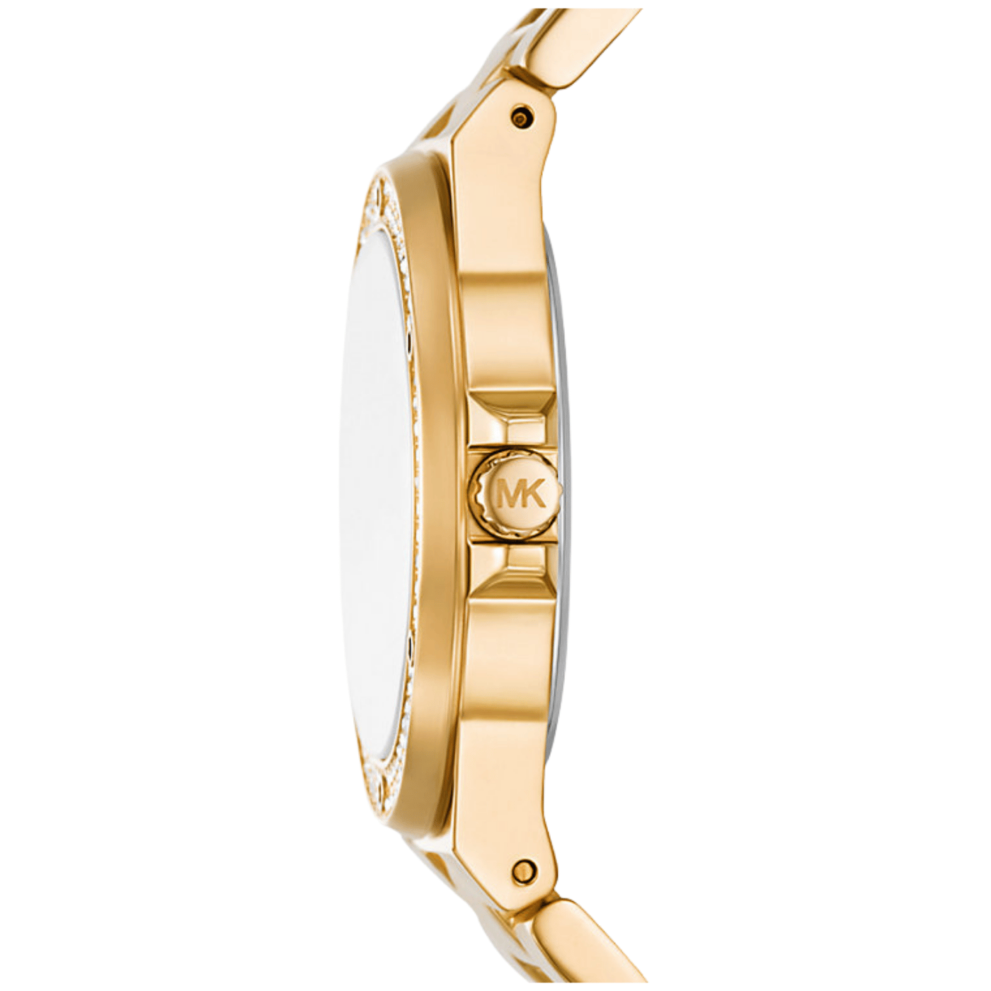Michael Kors MKO1186 37mm luxury gold bracelet watch