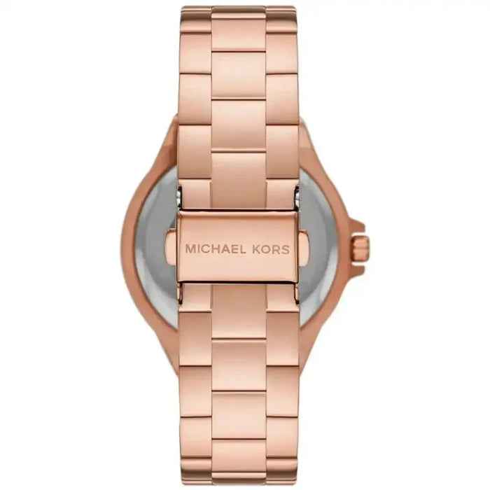 Michael Kors Lennox MK1063 Women's Rose Gold Dial Rose Gold-Tone Stainless Steel Watch