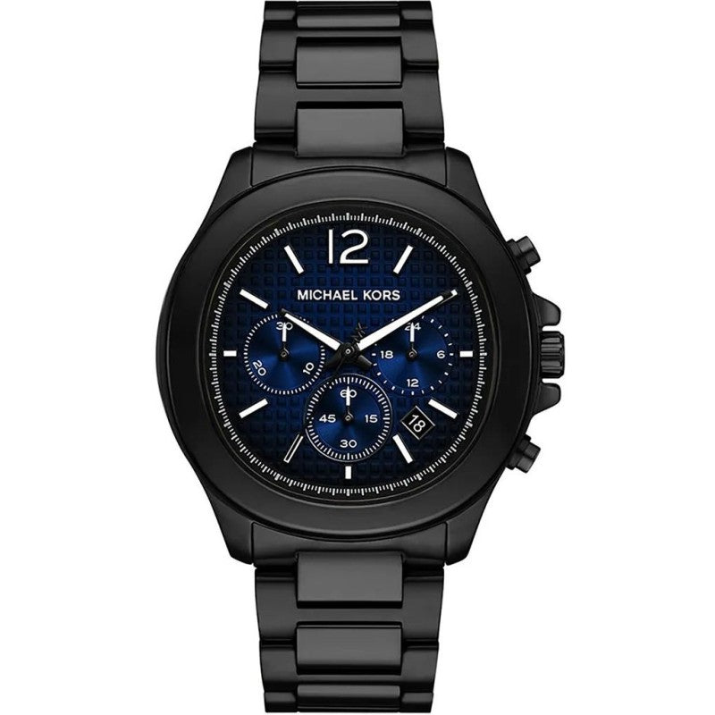 Michael Kors MK9193 blue dial stainless steel watch