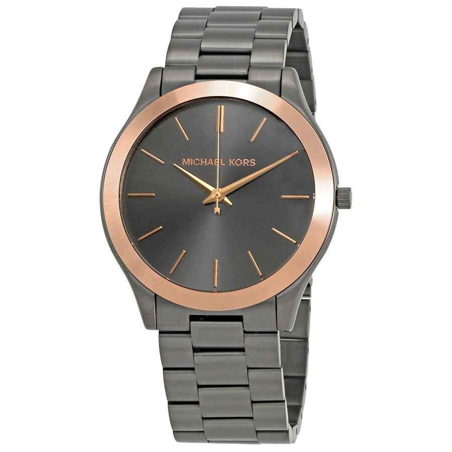 Michael Kors Runway MK8576 Women's Gray Dial Gray Stainless Steel Analog Watch