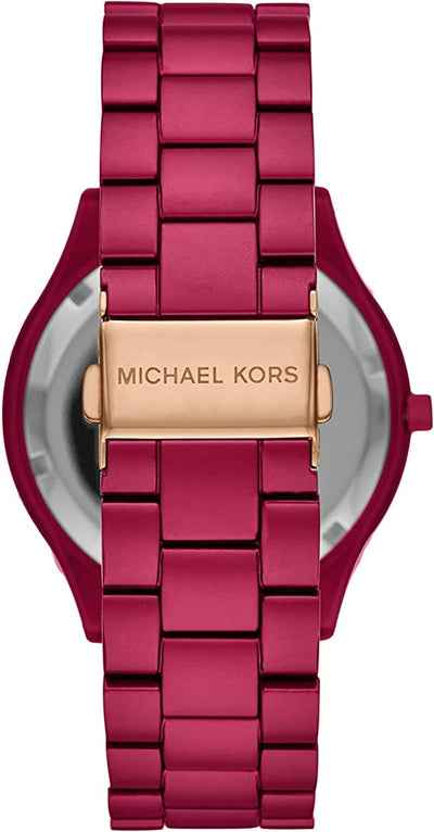 Michael Kors Runway Slim MK4505 Women's Pink Dial Pink Stainless Steel Watch