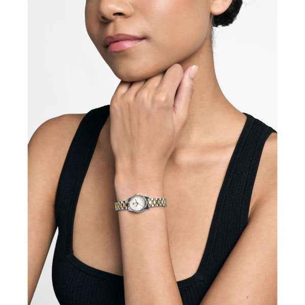 Michael Kors Lexington MK4903 Women's Two-Tone Micro Watch