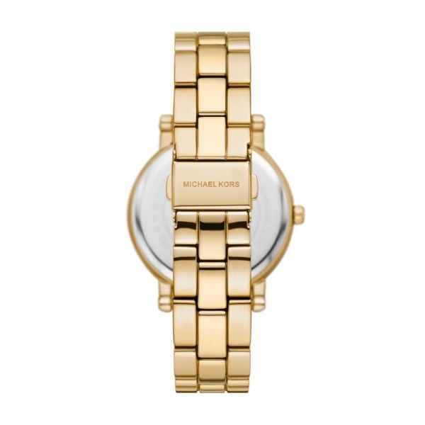 Michael Kors Corey MK7345 Women's Black Dial Gold Steel Strap Watch