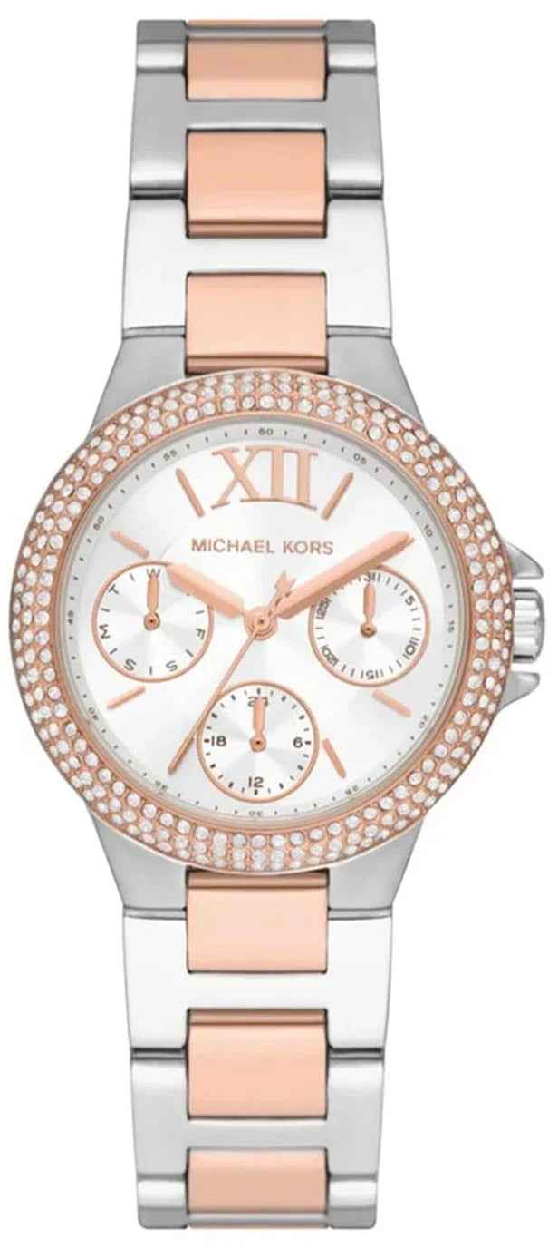 Michael Kors Camille Gift Set MK1054SET Women's Silver Dial Two-Tone Stainless Steel Watch