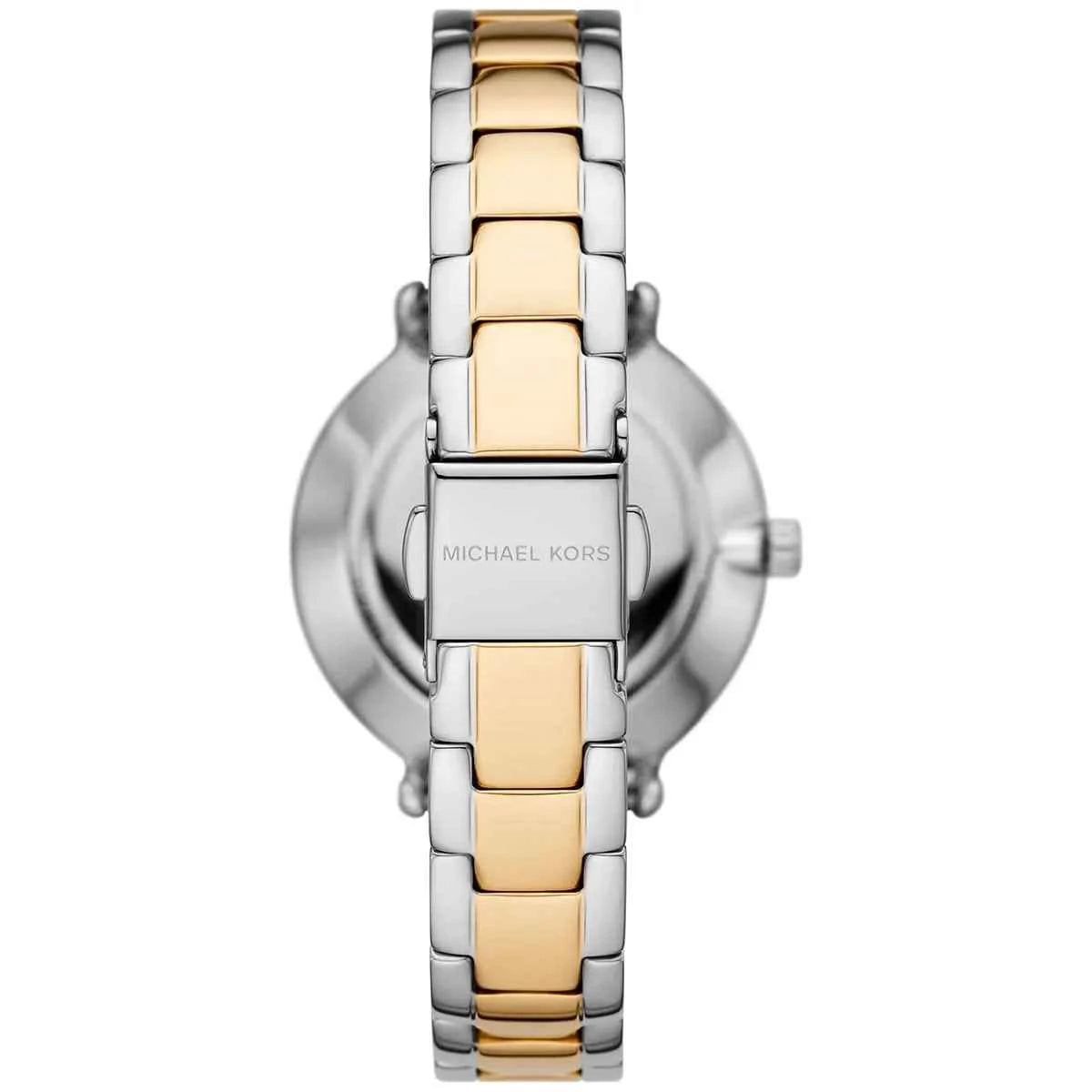Michael Kors Mini Pyper Gift Set MK1041 Women's White Dial Two-Tone Stainless Steel Watch