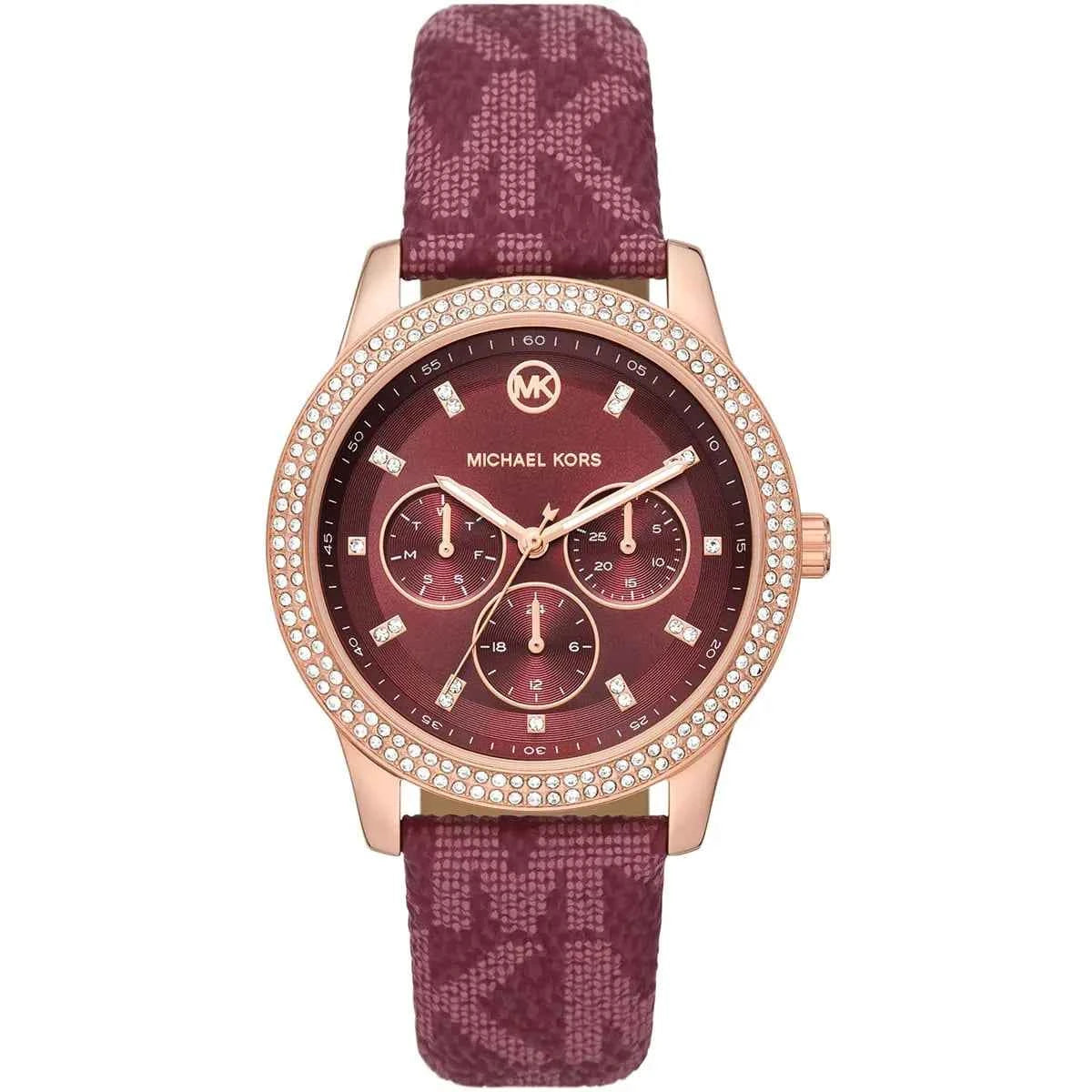 Michael Kors Tibby MK2967 Women's Burgundy Dial Burgundy PVC Watch
