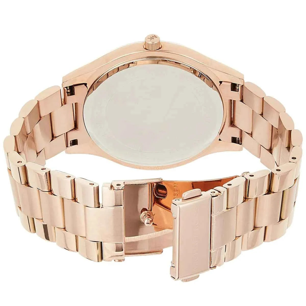 Michael Kors Slim Runway MK3181 Women's Brown Dial Rose Gold Watch