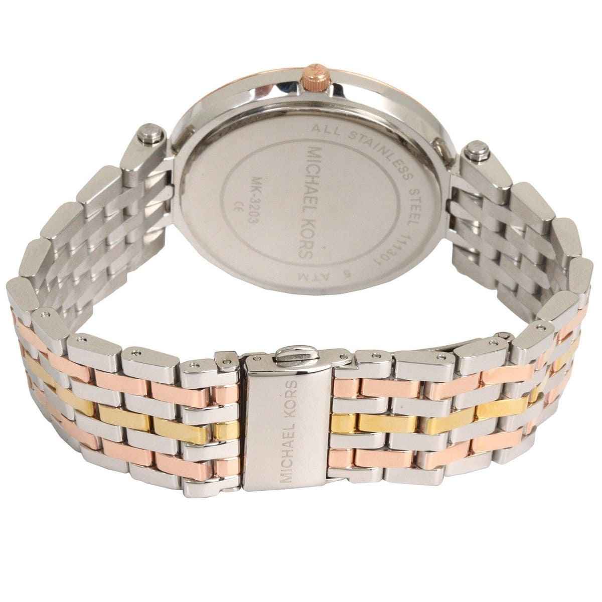 Michael Kors Darci MK3203 Women's Silver Dial Tri-Tone Stainless Steel Watch