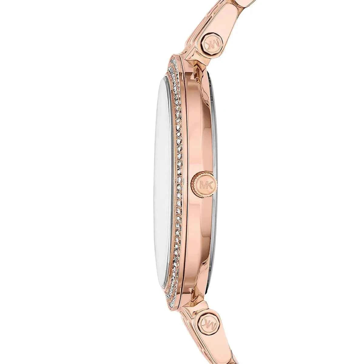 Michael Kors Darci MK3217 Women's Brown Dial Rose Gold Stainless Steel Watch